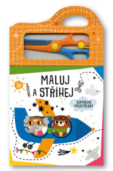 Maluj a stříhej: Dopravní prostředky - kniha z kategorie Omalovánky