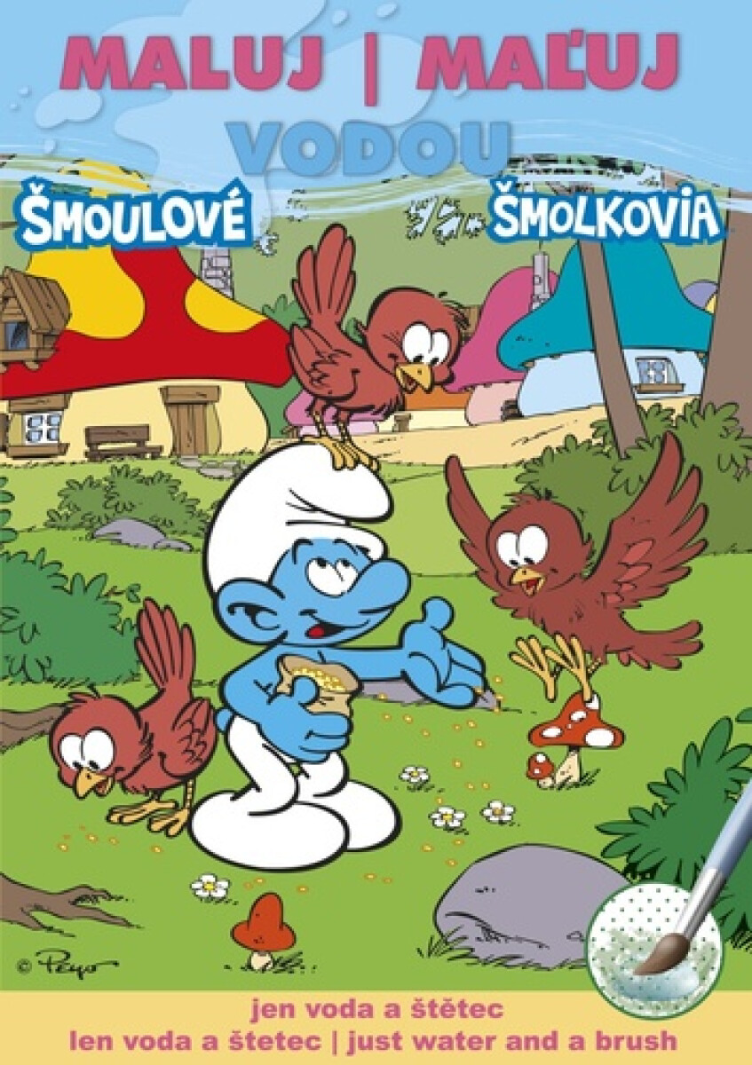 Maluj / Maľuj vodou: Šmoulové / Šmolkovia