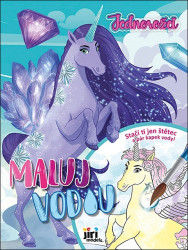 Maluj vodou A4 Jednorožci - kniha z kategorie Omalovánky