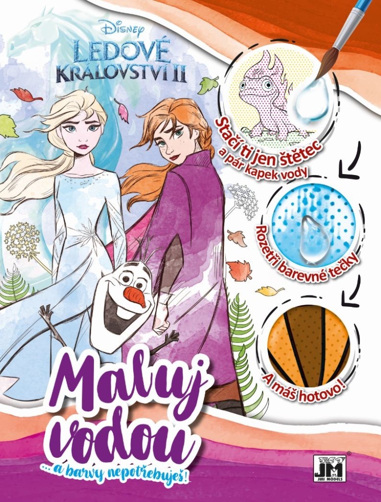 Maluj vodou A4 Ledové království II