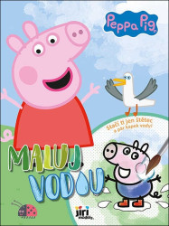 Maluj vodou A4 Prasátko Peppa - kniha z kategorie Omalovánky