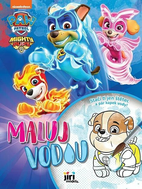 Maluj vodou A4 Tlapková patrola - kniha z kategorie Omalovánky