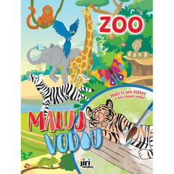 Maluj vodou A4 ZOO - kniha z kategorie Omalovánky