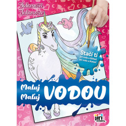 Maluj vodou Jednorožci - kniha z kategorie Omalovánky