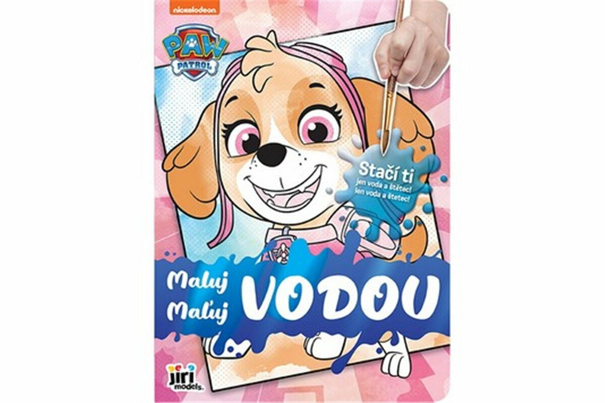 Maluj vodou Tlapková patrola - kniha z kategorie Omalovánky
