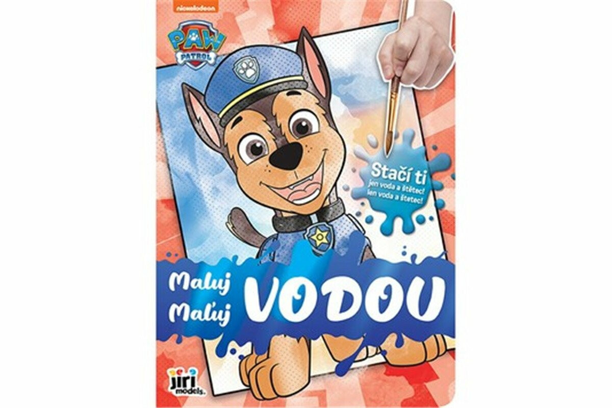 Maluj vodou Tlapková patrola - kniha z kategorie Omalovánky