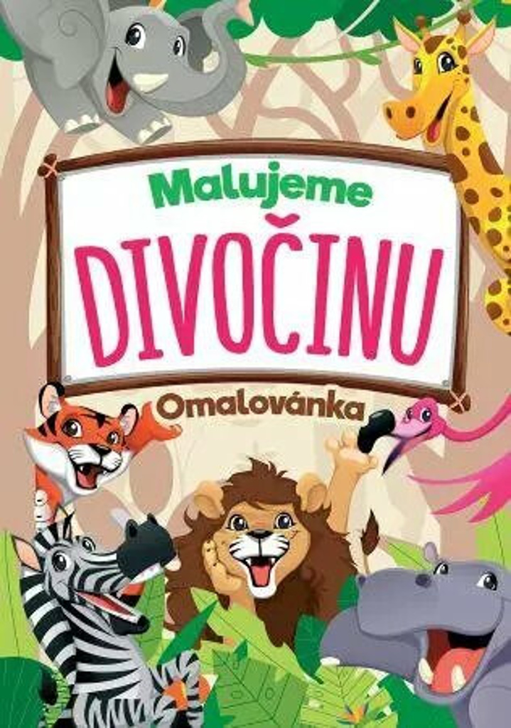 Malujeme divočinu Omalovánka