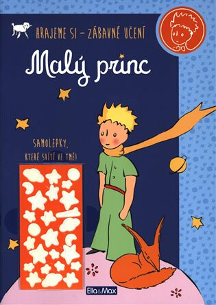 Malý princ (modrá kniha aktivit, oranžové samolepky) - kniha z kategorie Úkoly pro děti