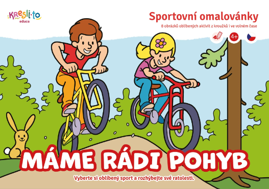 Máme rádi pohyb - Sportovní omalovánky