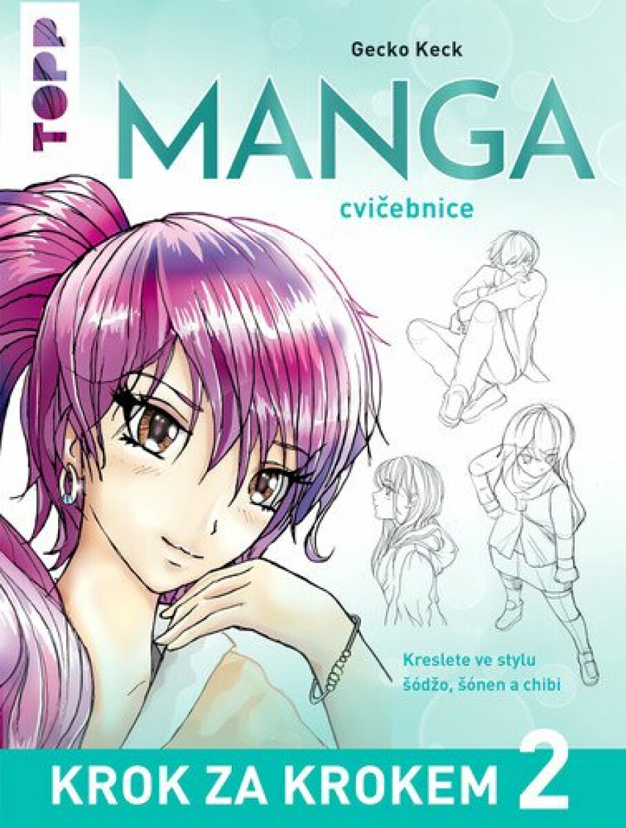Manga krok za krokem 2 - Cvičebnice - Gecko Keck