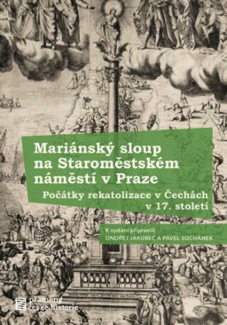 Mariánský sloup na Staroměstském náměstí v Praze