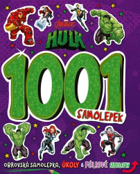 Marvel Avengers: Hulk 1001 samolepek - kniha z kategorie Hlavolamy, doplňovačky, úkoly