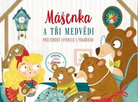 Mášenka a tři medvědi - prostorové leporelo - Samara Hardy