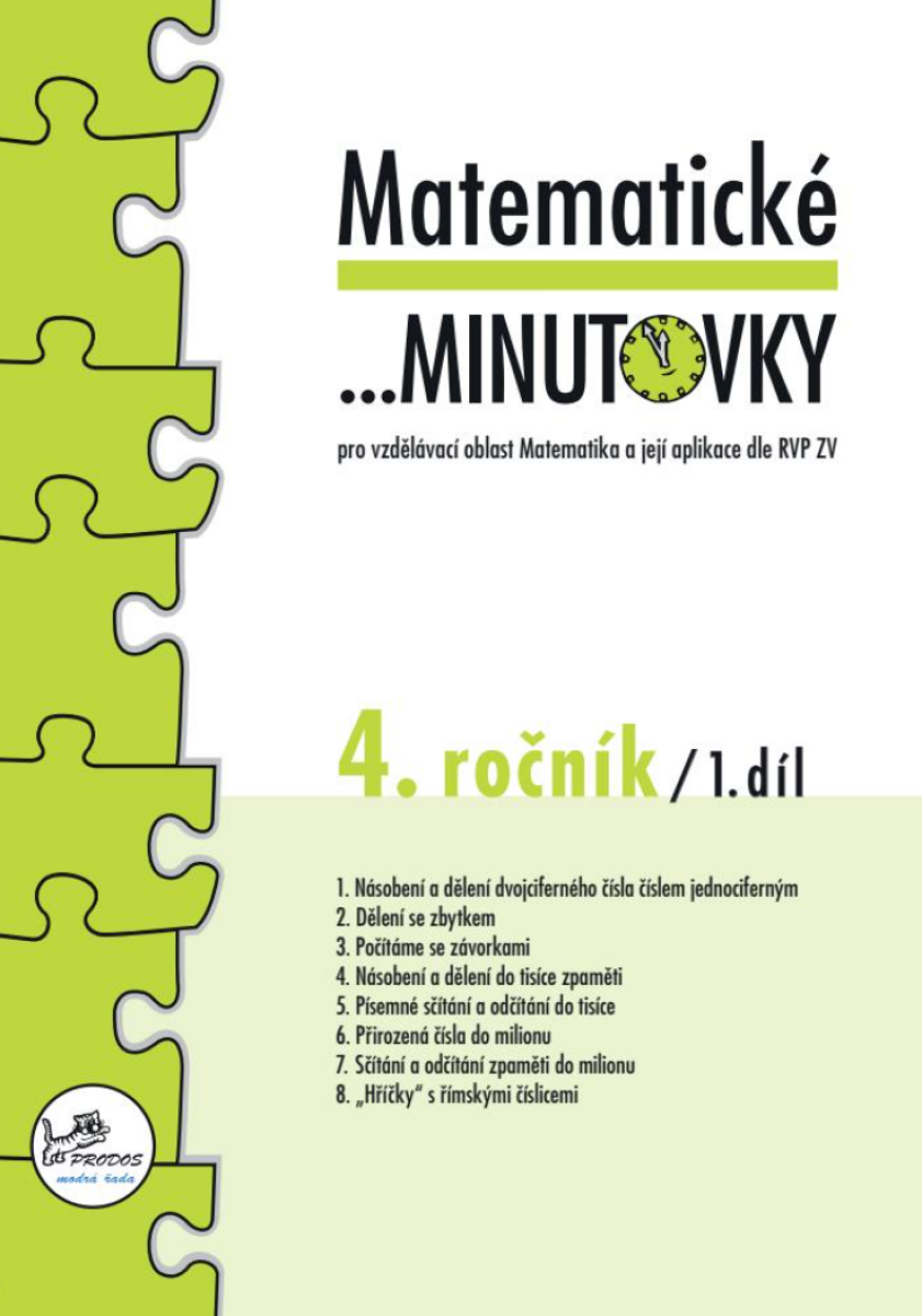 Matematické minutovky 4. ročník / 1. díl - Hana Mikulenková
