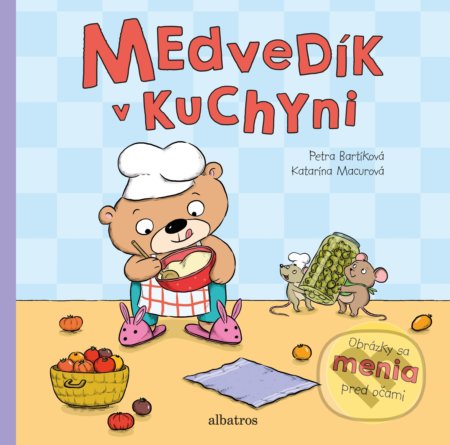 Medvedík v kuchyni