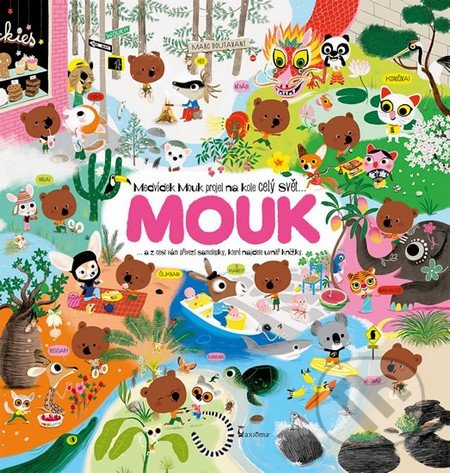 Medvídek Mouk projel na kole celý svět…