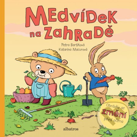 Medvídek na zahradě