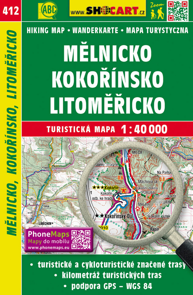 Mělnicko, Kokořínsko, Litoměřicko 1:40 000