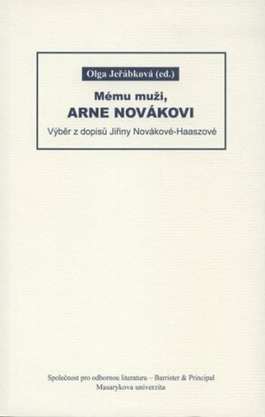 Mému muži, Arne Novákovi: Výběr z dopisů Jiřiny Novákové-Haaszové
