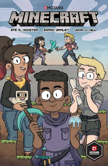 Minecraft komiks První kniha příběhů - Graleyová Sarah, Sfé R. Monster, John J. Hill