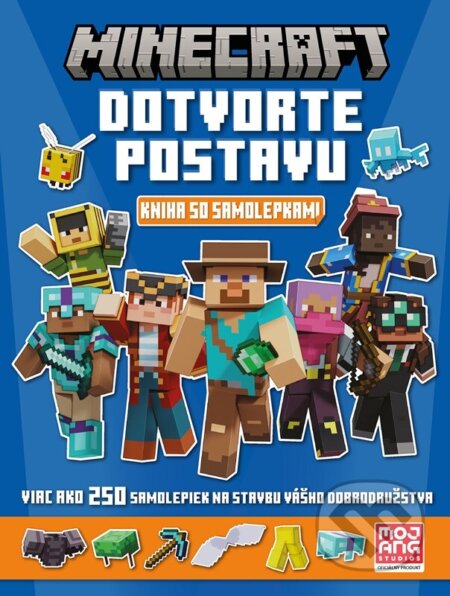 Minecraft - Tvorba postáv - Knižka so samolepkami