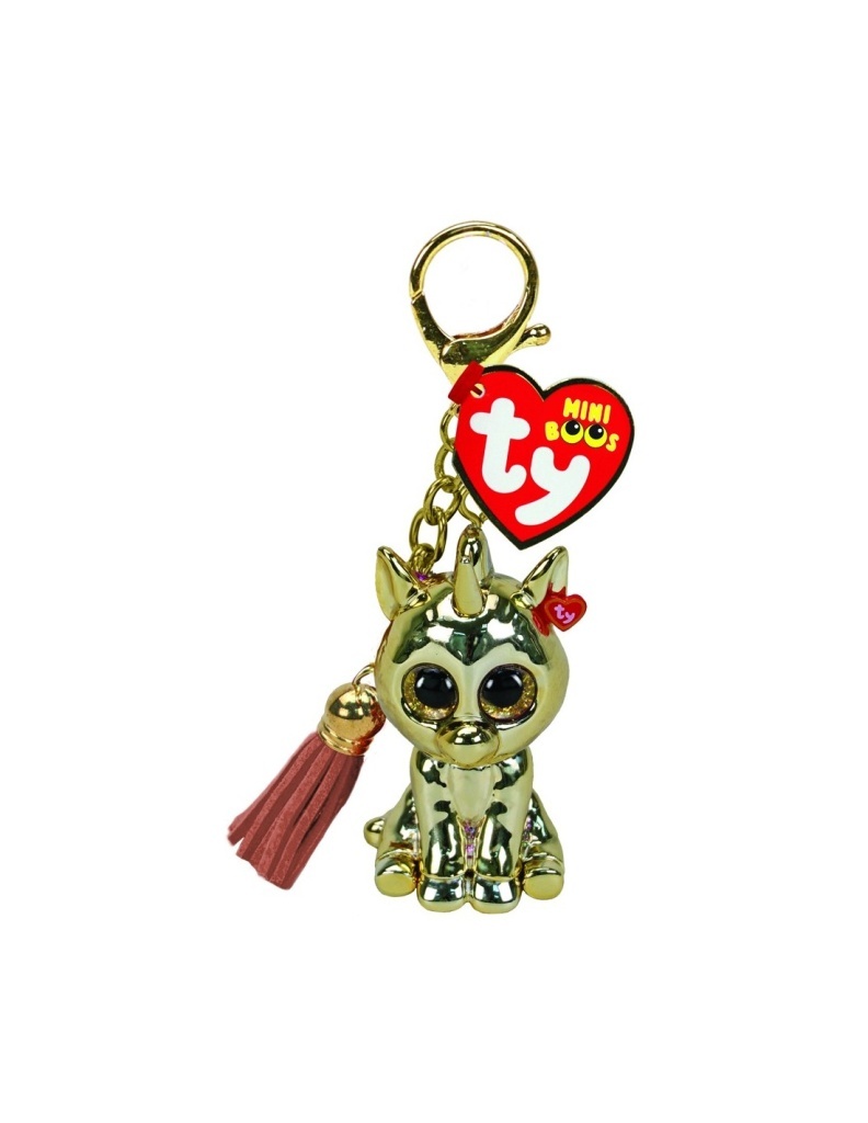 Mini Boos Gold zlatý jednorožec 7 cm