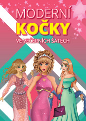 Moderní kočky ve večerních šatech - kniha z kategorie Omalovánky