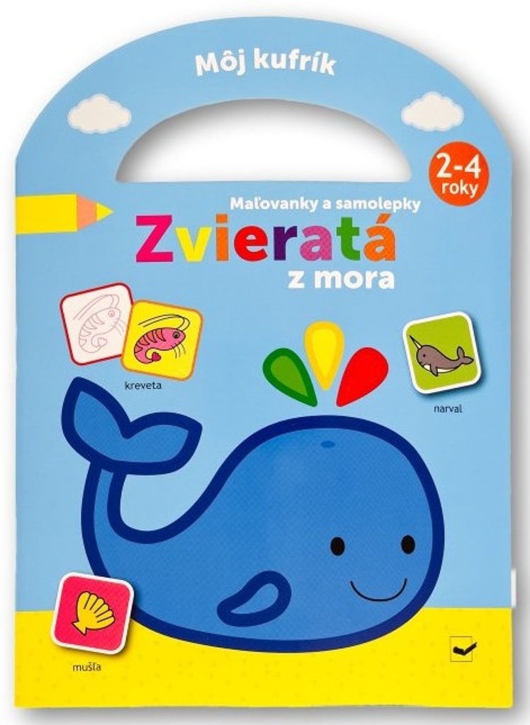 Môj kufrík Zvieratá z mora Maľovánky a samolepky
