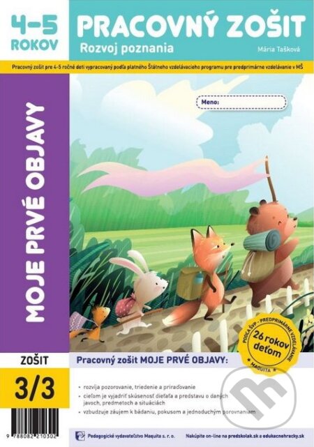 Moje prvé objavy (Pracovný zošit 3/3 - Rozvoj poznania