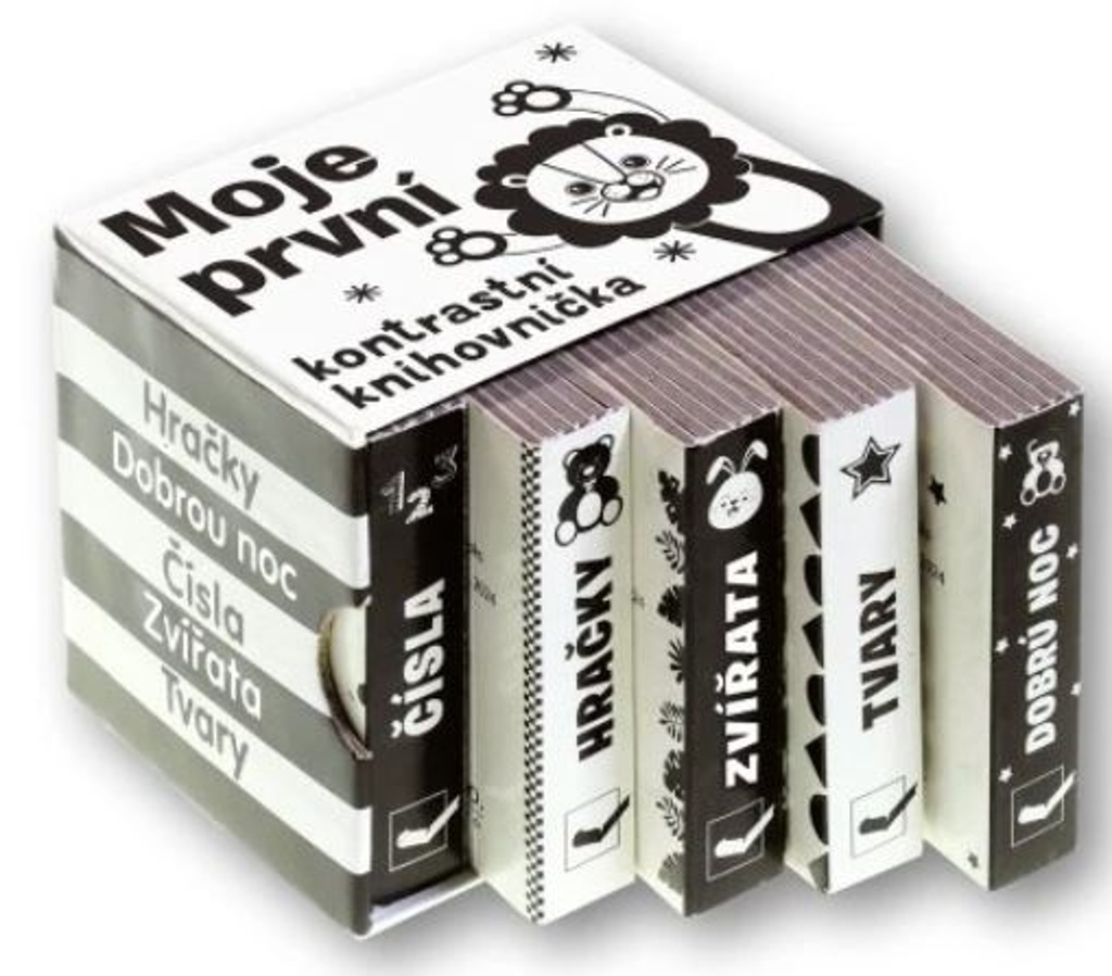 Moje první kontrastní knihovnička