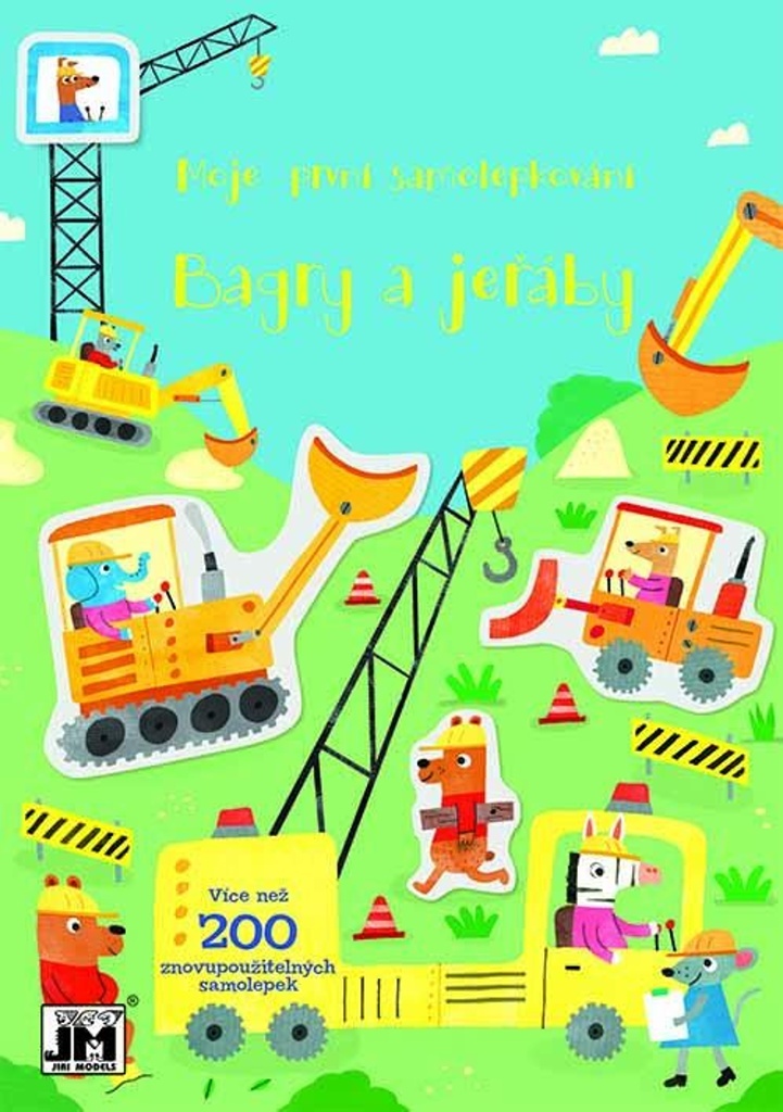 Moje první samolepkování Bagry