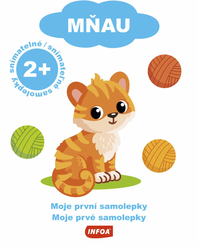 Moje první samolepky - Mňau