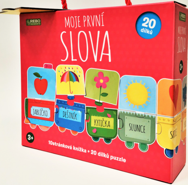 Moje první slova (10stránková knížka + 20 dílků puzzle) - kniha z kategorie Pro děti