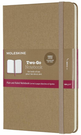 Moleskine - zápisník Two-go