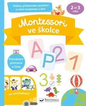 Montessori ve školce se samolepkami
