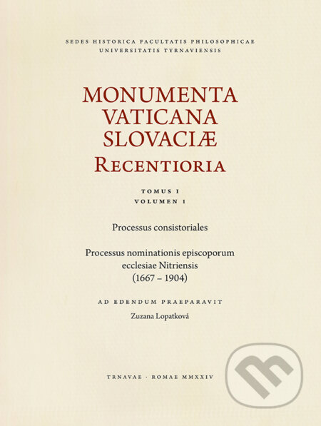 Monumenta Vaticana Slovaciae Recentioria