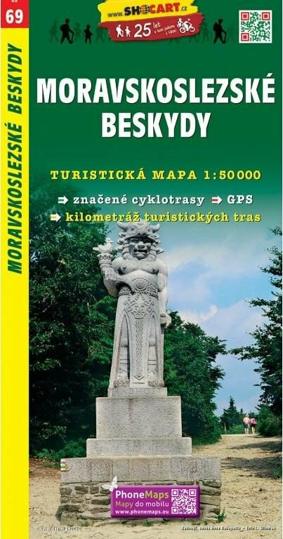 Moravskoslezské Beskydy 1:50 000 (Turistická mapa 069)
