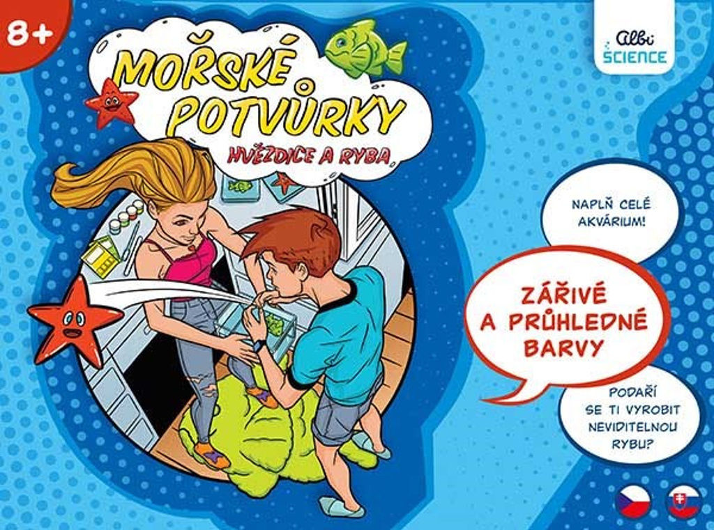 Mořské potvůrky Hvězdice a ryba
