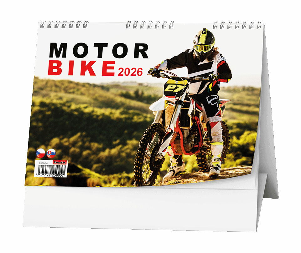 Motorbike 2026 - stolní kalendář