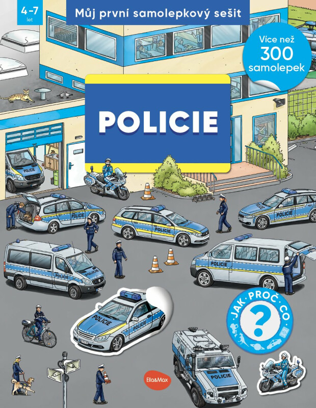 Můj první samolepkový sešit – POLICIE - Oliver Kockmann