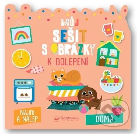 Můj sešit s obrázky k dolepení - Doma