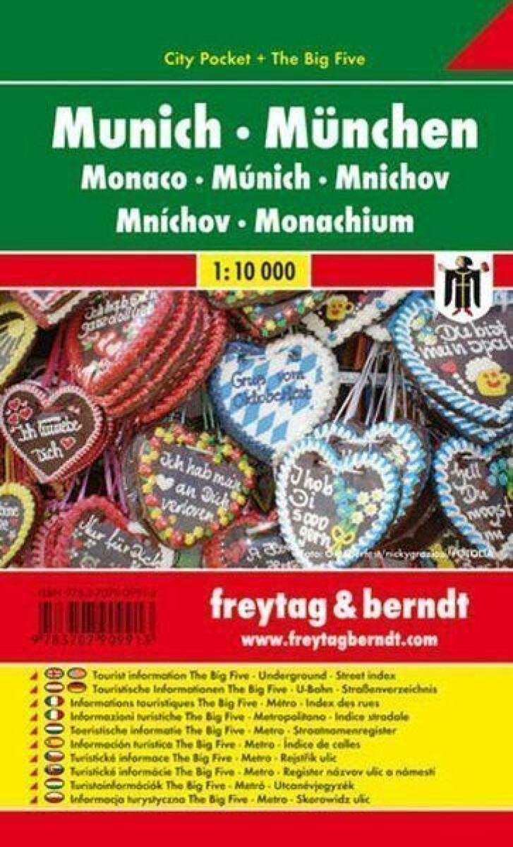Munich 1:10 000 (Mapa mesta - vrecková - Platná do konca roka 2021)