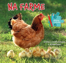 Na farme (Knižka s omaľovánkami a skladačkami) - kniha z kategorie Pro děti