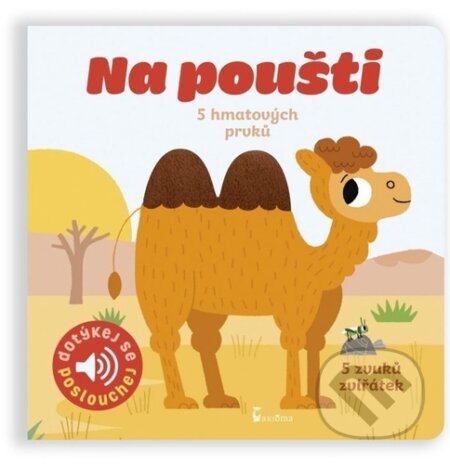 Na poušti (5 hmatových prvků, 5 zvuků zvířatek)