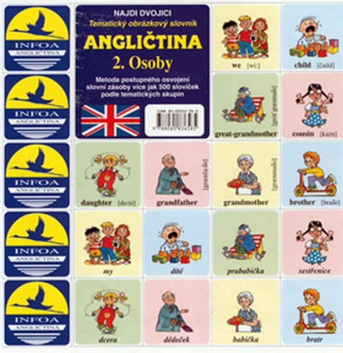 Najdi dvojici - Angličtina - 2. Osoby