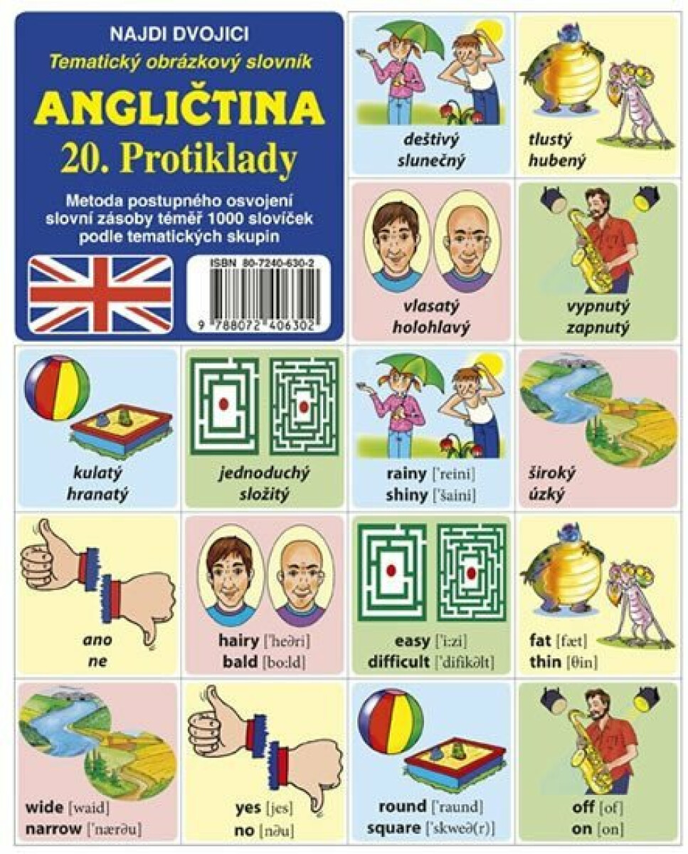 Najdi dvojici - Angličtina