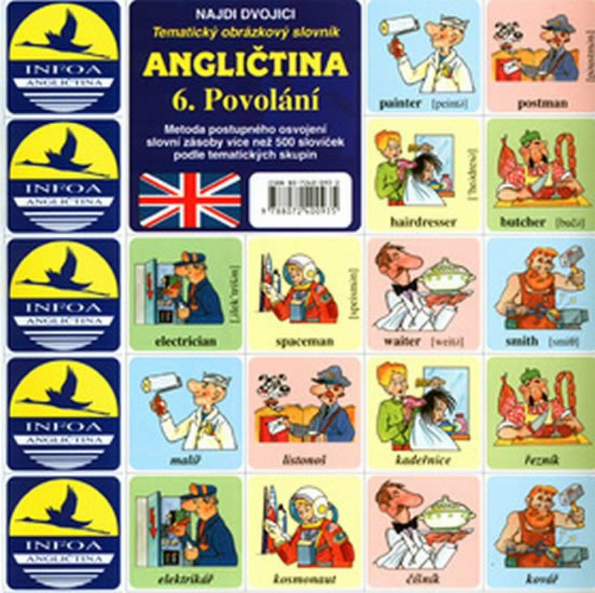 Najdi dvojici - Angličtina - 6. Povolání