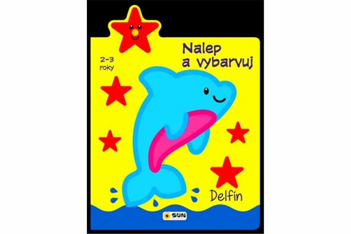 Nalep a vybarvuj - Delfín 2-3 roky