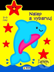 Nalep a vybarvuj - Delfín 2-3 roky