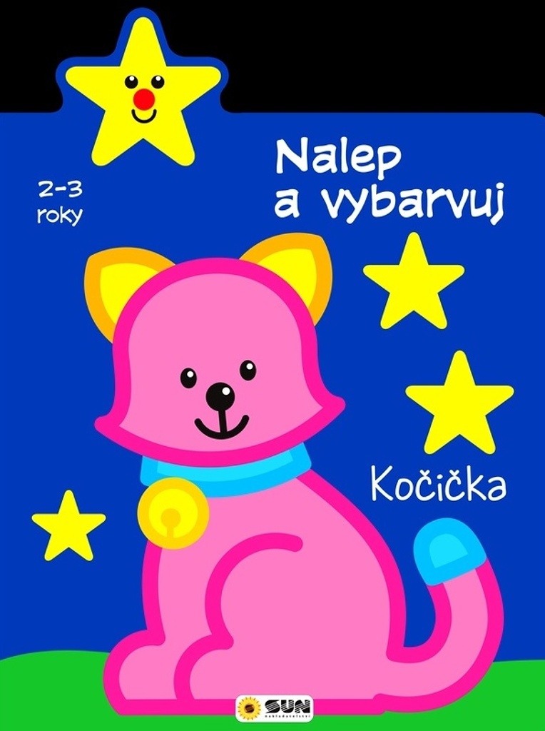 Nalep a vybarvuj Kočička
